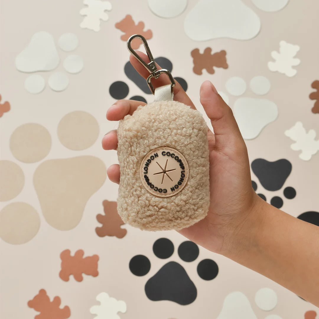Porte-sac à crottes Teddy Rupert Cocopup doux et moelleux