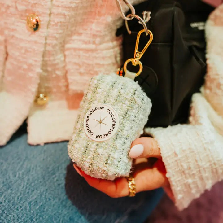 Pochette à sacs d’hygiène – Tweed Matcha