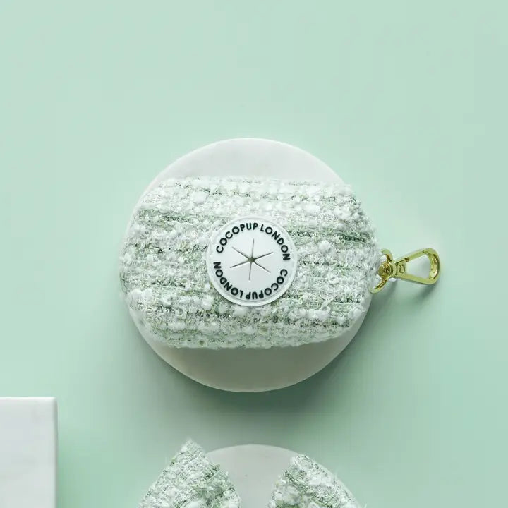 Pochette à sacs d’hygiène – Tweed Matcha