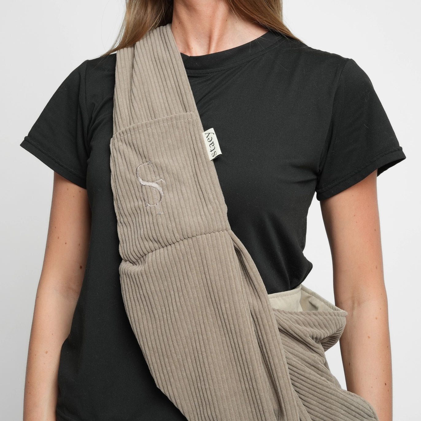 Porte-Chien Ava Staey en Velours Côtelé – Confort & Style