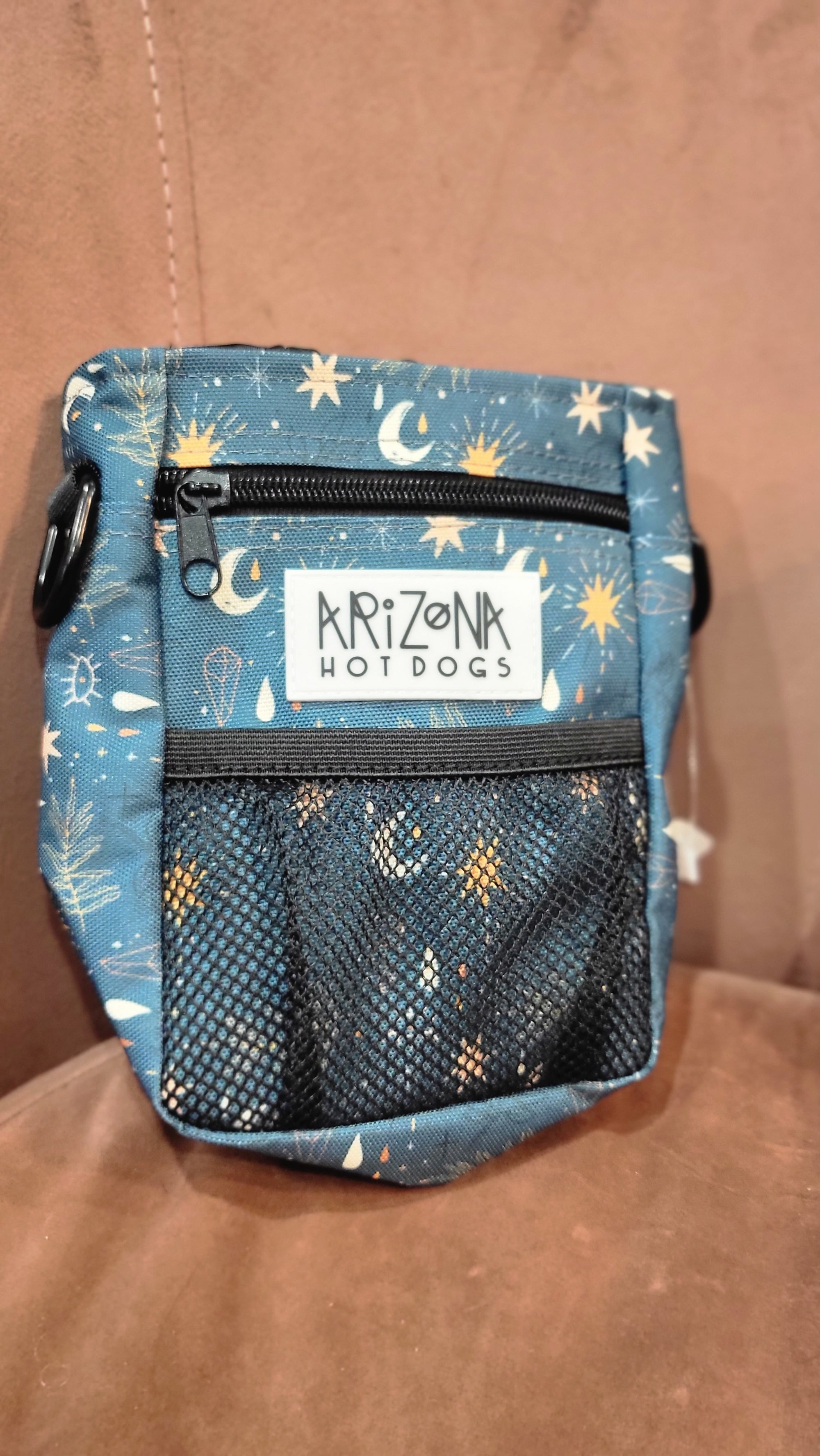 Sac à friandises Moonlight avec motifs de demi-lunes.