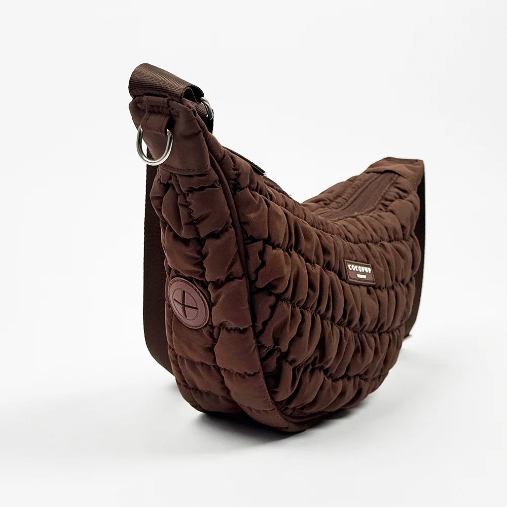 sac croissant promenade chien cocopup london marron expresso