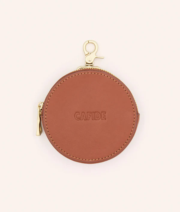 Sac à friandises cuir vegan marron Jala