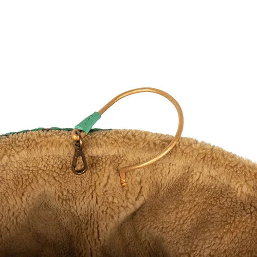 Sac de transport pour chien Leopard Lily en cuir avec motif léopard