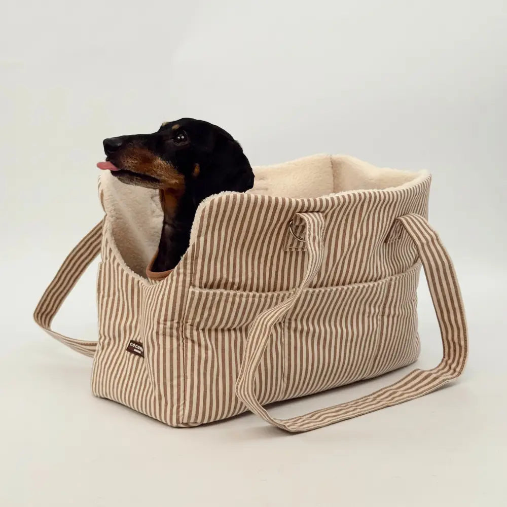 Sac de transport pour chien London Linen CocoPup London – CocoPup London – DOG DéliCAT