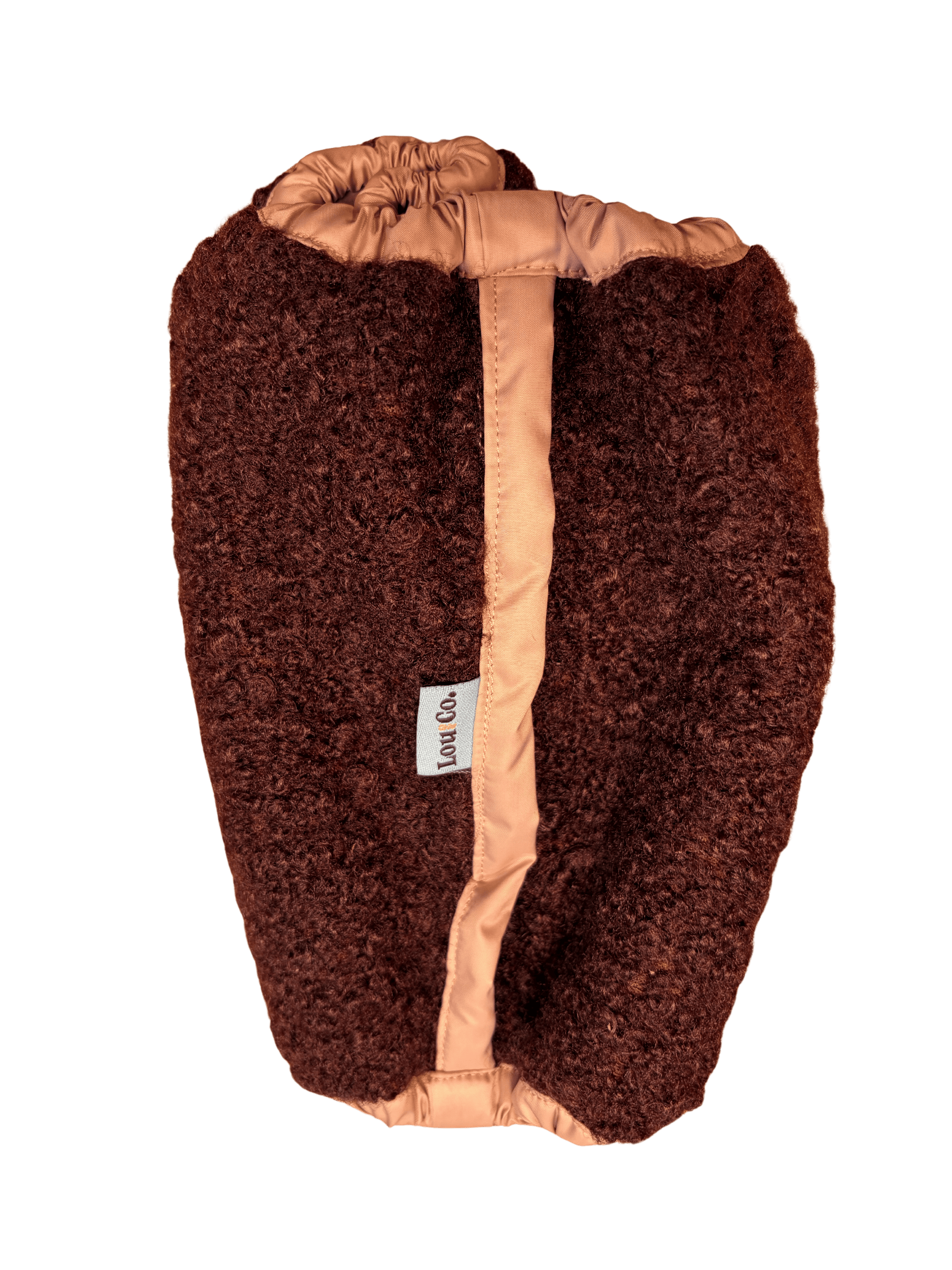 snood doudoune vieux rose pour chien – hiver