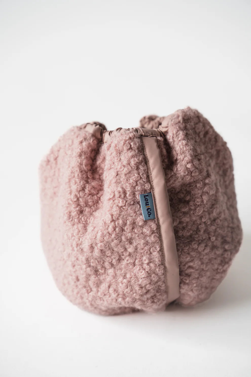 snood d’hiver rose pour chien – réversible & chaud