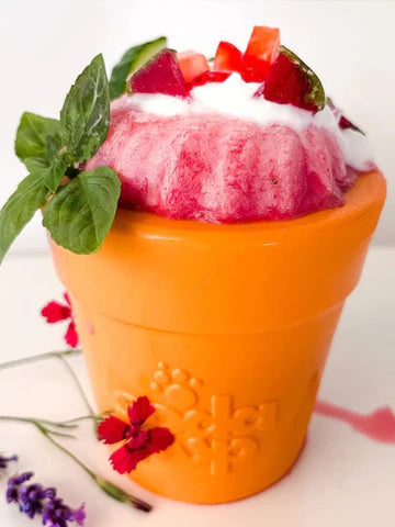Jouet d'Occupation pour Chien - Pot de Fleur Orange de SodaPup.