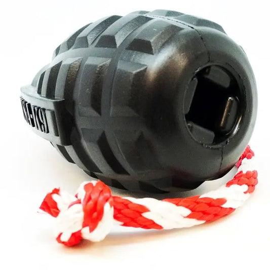 Grenade noire - Jouet à mâcher distributeur de friandises