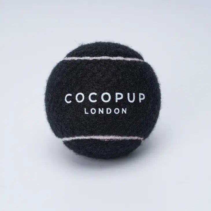 Balle de tennis noire - COCOPUP LONDON - DOG DéliCAT