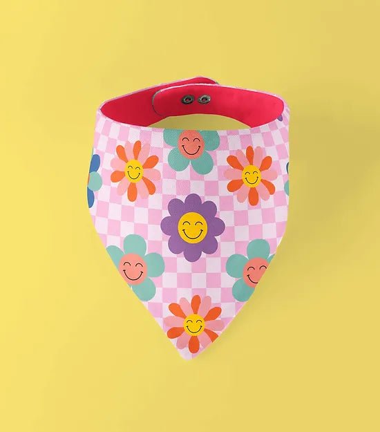 Bandana pour chien réversible Daisy Summer - ARIZONA HOT DOGS - DOG DéliCAT