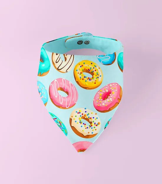 Bandana pour chien réversible Donuts - ARIZONA HOT DOGS - DOG DéliCAT