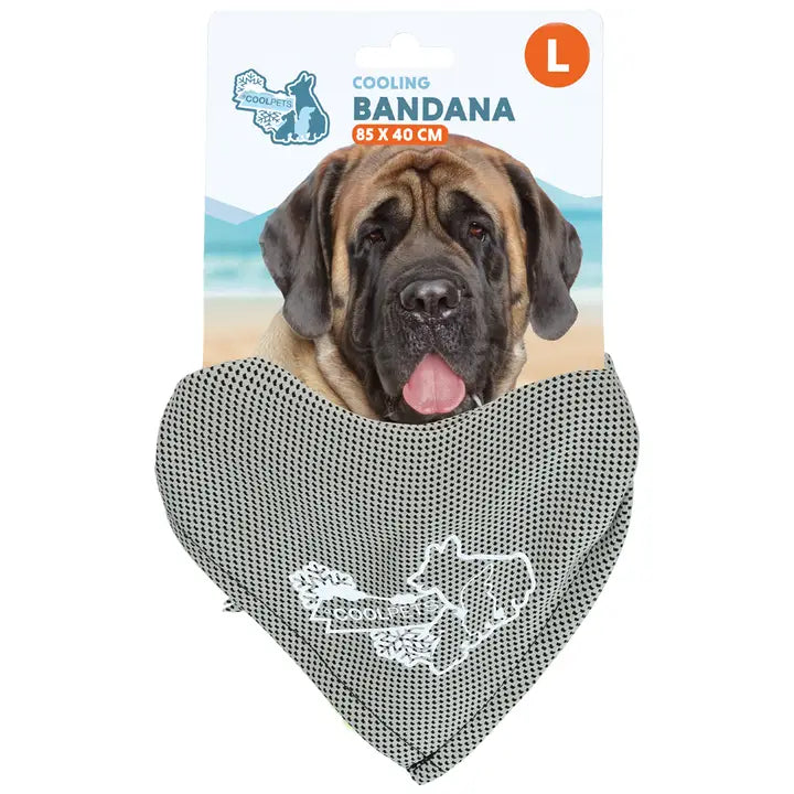 Bandana rafraîchissant pour chien Coolpets — Beige