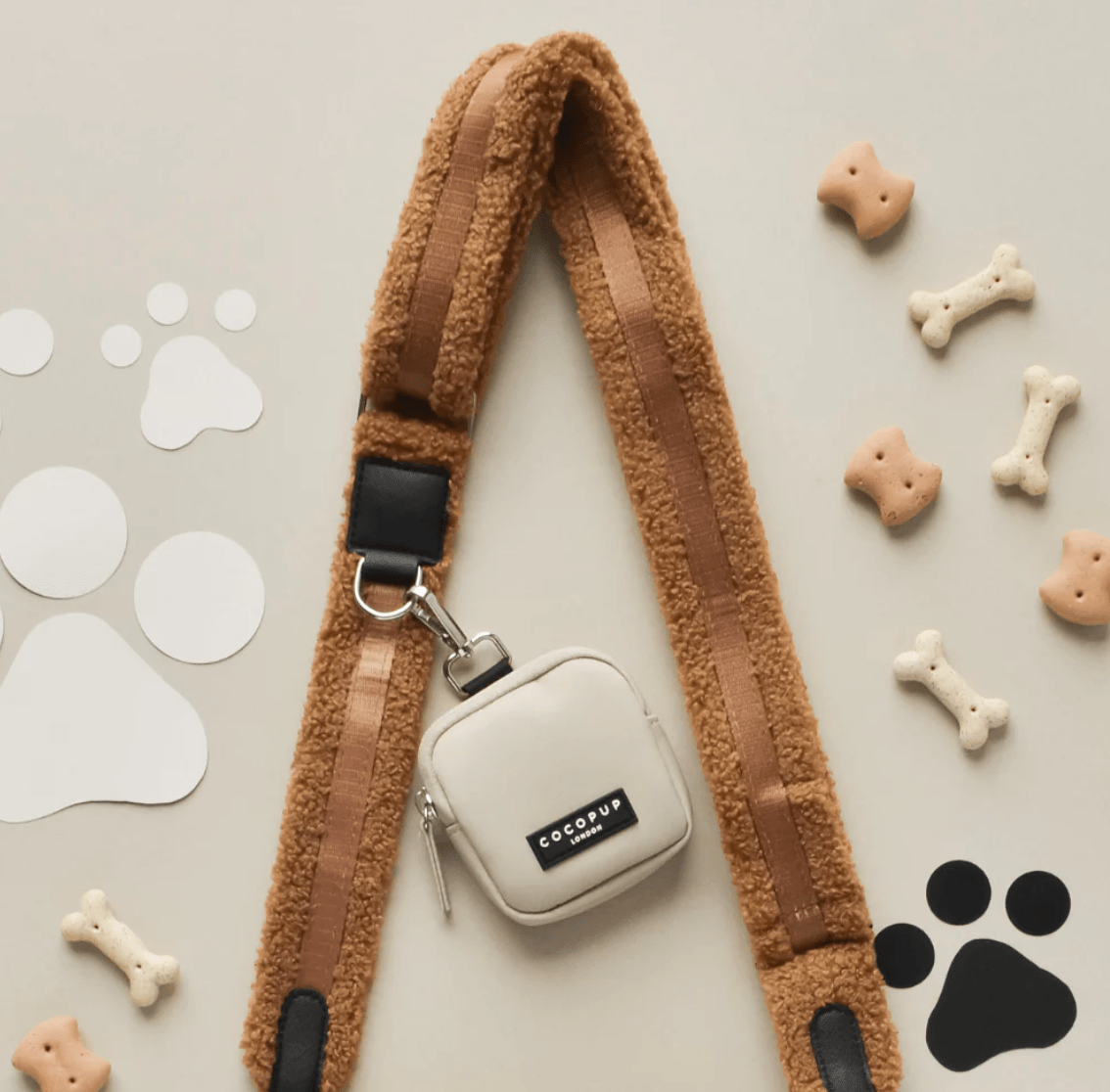Bandoulière de Sac de Promenade pour Chiens - Teddy Paddington - COCOPUP LONDON - DOG DéliCAT
