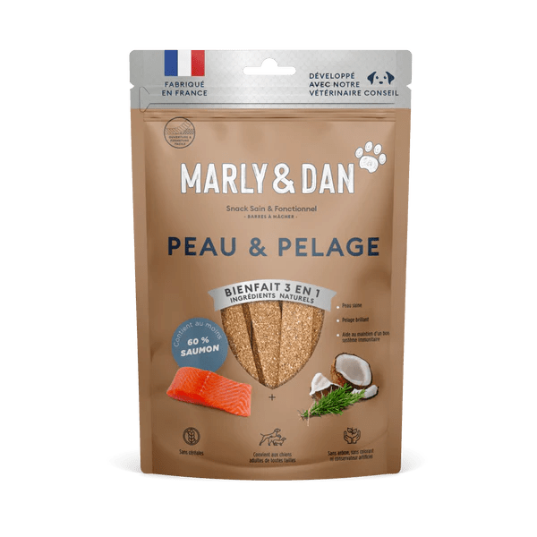 Barres à Mâcher Peau et Pelage Pour Chien - Marly & Dan - MARLY & DAN - DOG DéliCAT