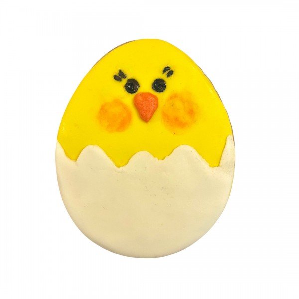 Biscuit de Pâques pour chien Poussin dans l’Œuf 64g - Dolci Impronte - DOG DÉLICAT