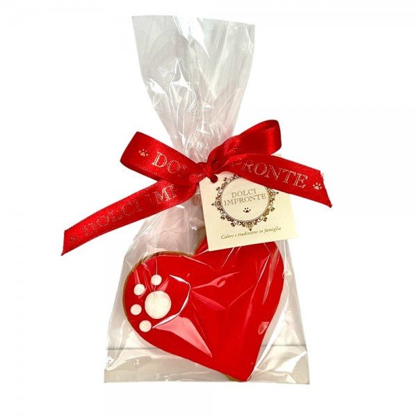 Biscuit Saint - Valentin pour chien Cœur & Patte – 44 g - DOLCI IMPRONTE - DOG DéliCAT