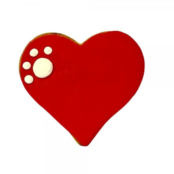 Biscuit Saint - Valentin pour chien Cœur & Patte – 44 g - DOLCI IMPRONTE - DOG DéliCAT