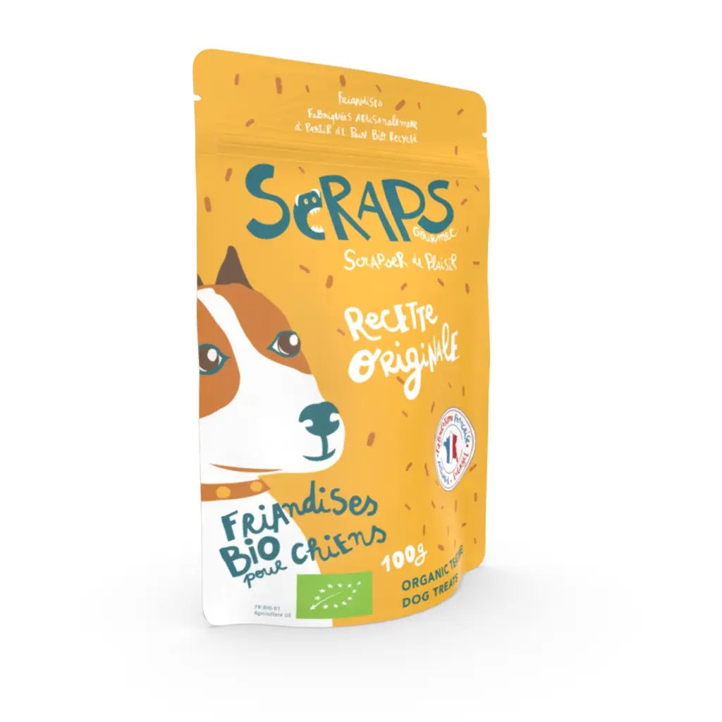 Biscuits Bio SCRAPS pour Chiens - Tea Time, L'originale (100g) - SCRAPS - DOG DéliCAT