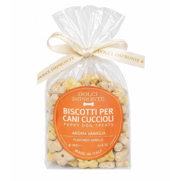 Biscuits pour chien à la vanille Piccolini 180g - Dolci Impronte - DOG DÉLICAT