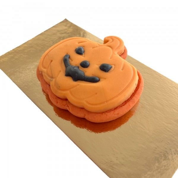 Biscuit d'Halloween pour chien en forme de citrouille - Dolci Impronte®