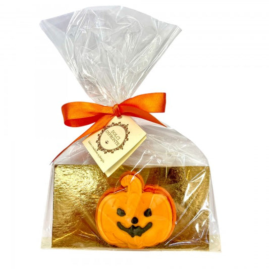 Biscuit d'Halloween pour chien en forme de citrouille - Dolci Impronte®