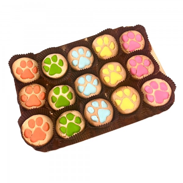 Sablé Pattes de Chien artisanal, fait main et coloré - Dolci Impronte