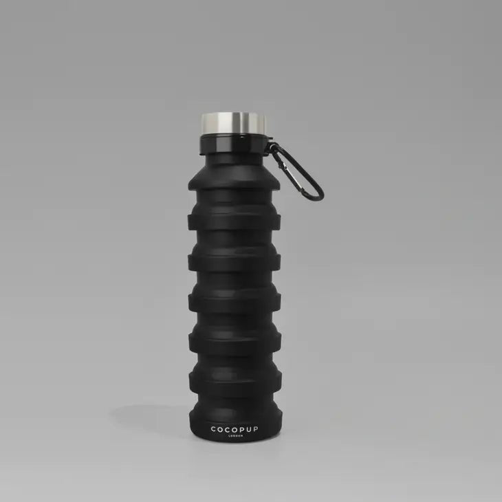 Bouteille d’eau pliable pour chien noire – Cocopup London – DOG DéliCAT