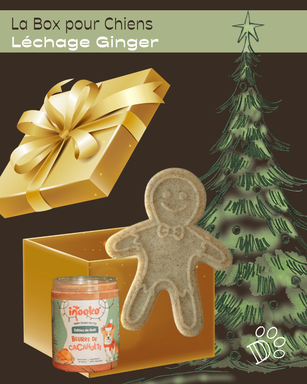 Box de Noël pour Chien – Léchage Ginger - DOG DéliCAT - DOG DéliCAT