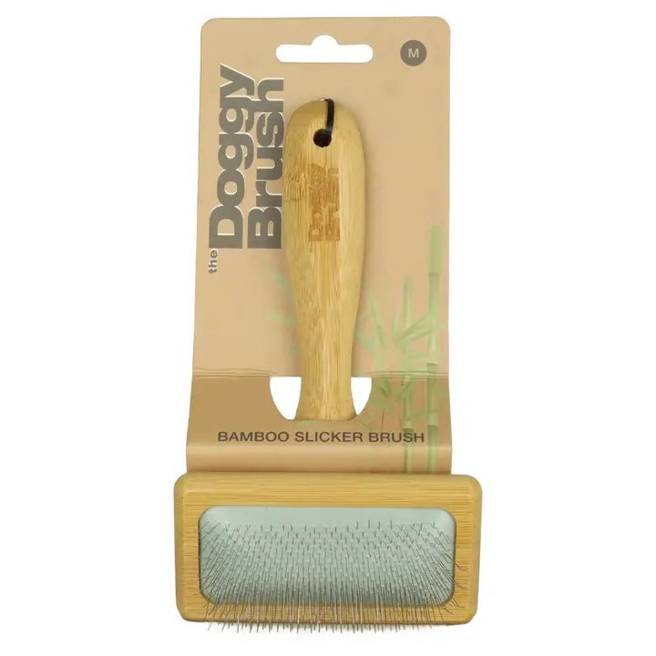Brosse pour chien carde en bambou DoggyBrush – DOG DéliCAT