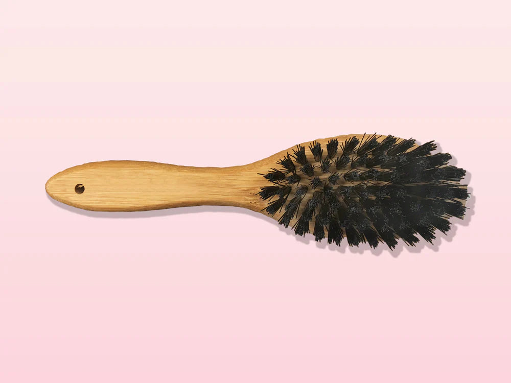 Brosse en Bois Double Face Bandit x Kerzon - Démêlage et Lustrage