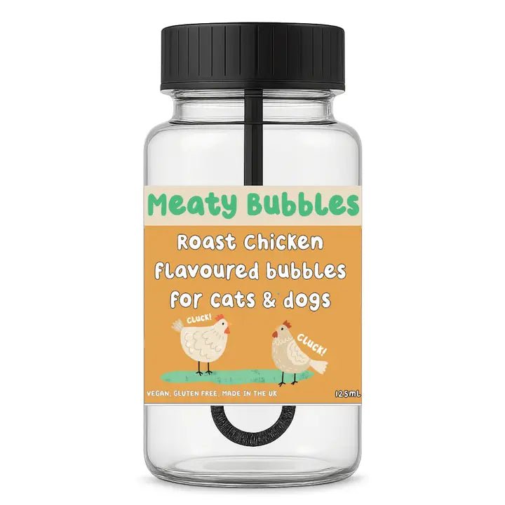Bulles aromatisées pour chien et chat Meaty Bubbles – Apex Pet Products – DOG DéliCAT