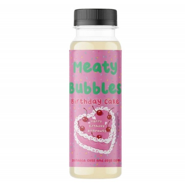 Bulles Aromatisées pour Chiens et Chats (150 ml) - Meaty Bubbles - DOG DéliCAT