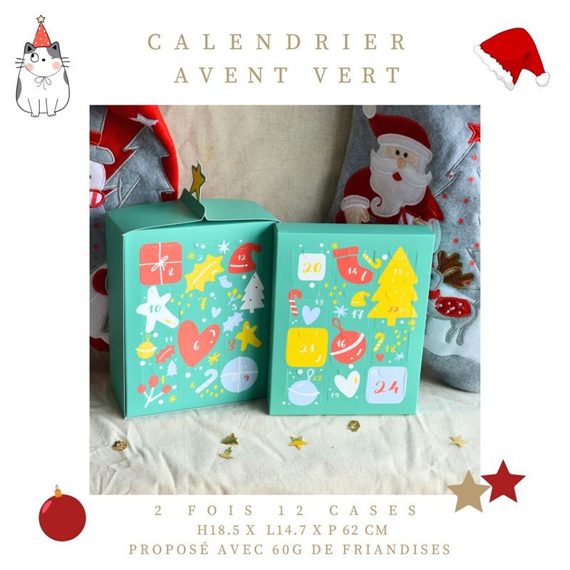 Calendrier de l’Avent chat 2025 – friandises Crocandiz - CROCANDIZ - DOG DéliCAT