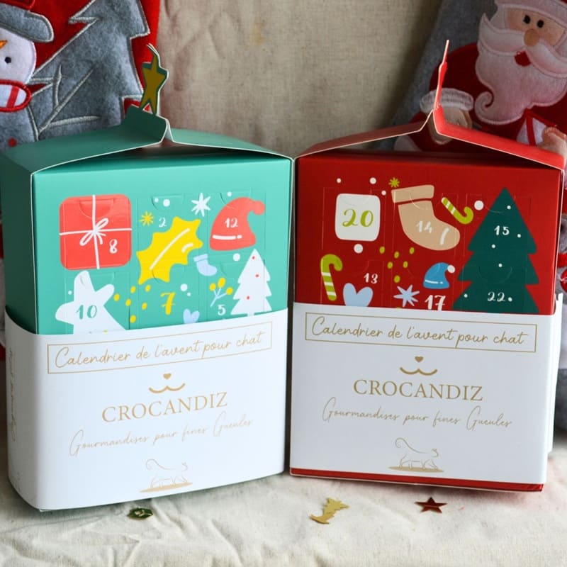 calendrier de l’avent chat 2025 crocandiz friandises naturelles
