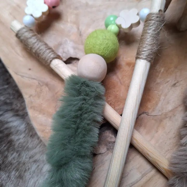 Canne à chat Cana Felix – Mouvement doux & jeu complice - LES PEPETTES CREATIONS - DOG DéliCAT