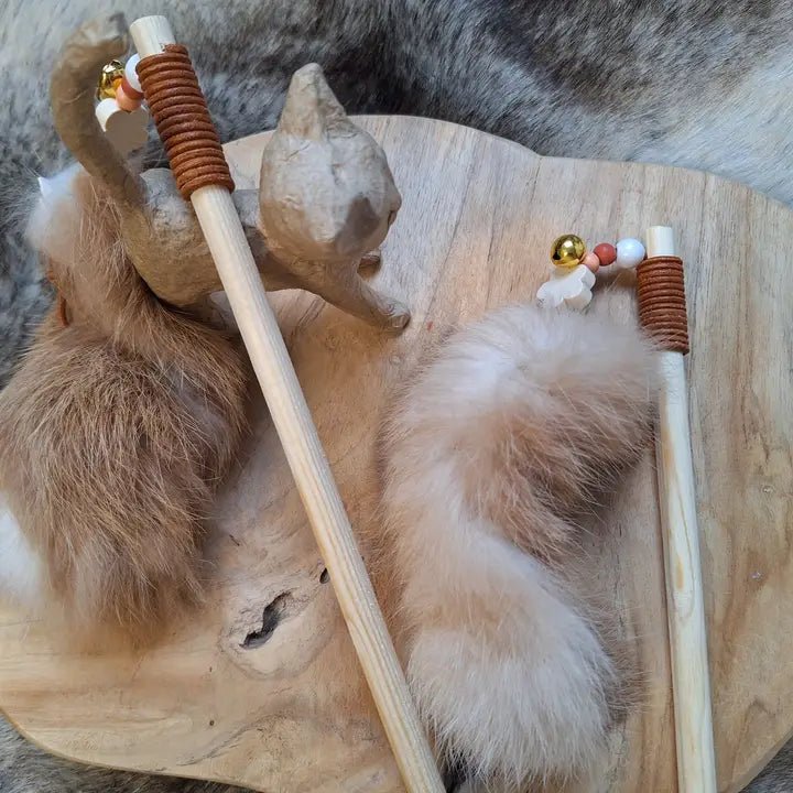 Canne à chat interactive CANA Maxi BUNNY – Les Pepettes Créations – DOG DéliCAT