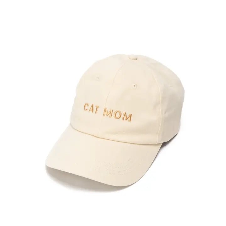 Casquette CAT MUM ivoire – pour mamans de chats fières - LUCY & CO - DOG DéliCAT