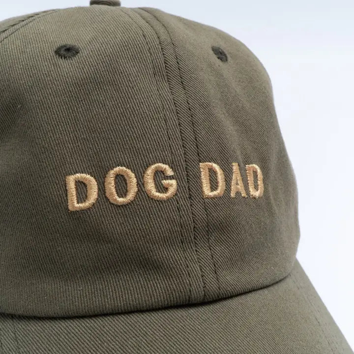 Casquette DOG DAD olive – style affirmé pour papas de chiens - LUCY & CO - DOG DéliCAT