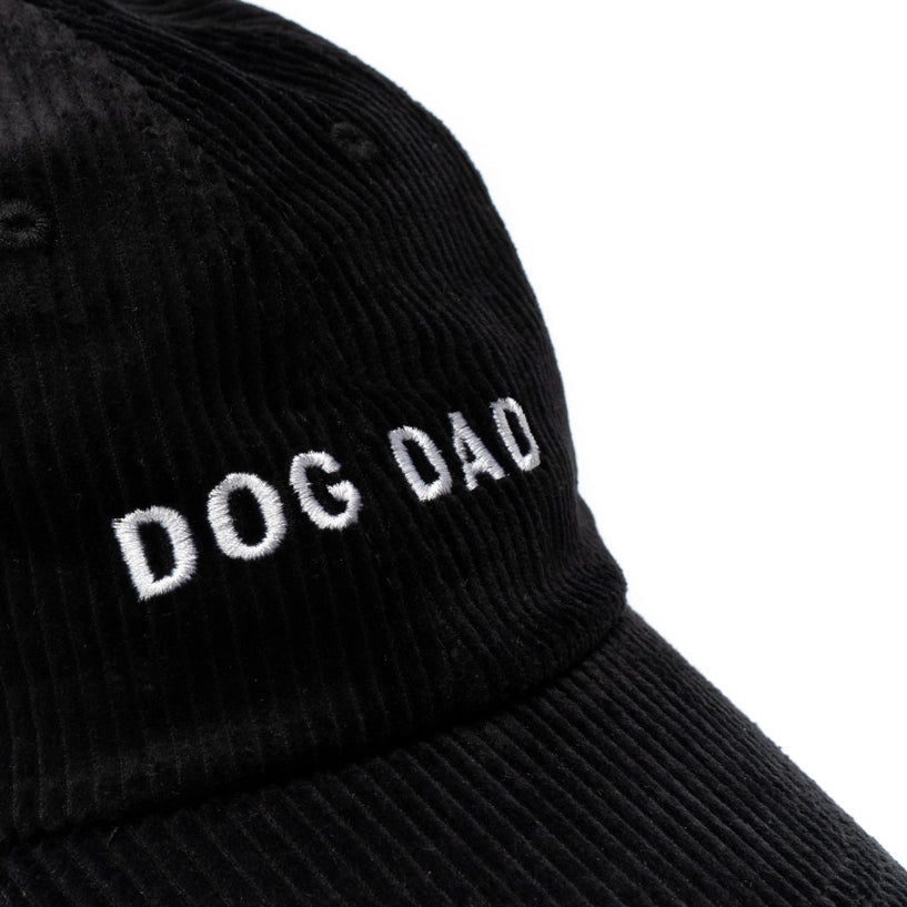 Casquette DOG DAD velours noir – style sobre pour papas fiers - LUCY & CO - DOG DéliCAT