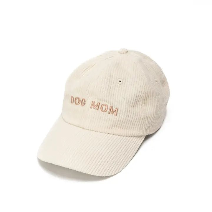 Casquette DOG MUM velours beige – chic & douceur d’automne - LUCY & CO - DOG DéliCAT