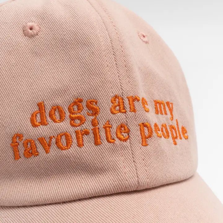 Casquette rose “Dogs are my favorite people” – fun & fièrement dog lover - LUCY & CO - DOG DéliCAT