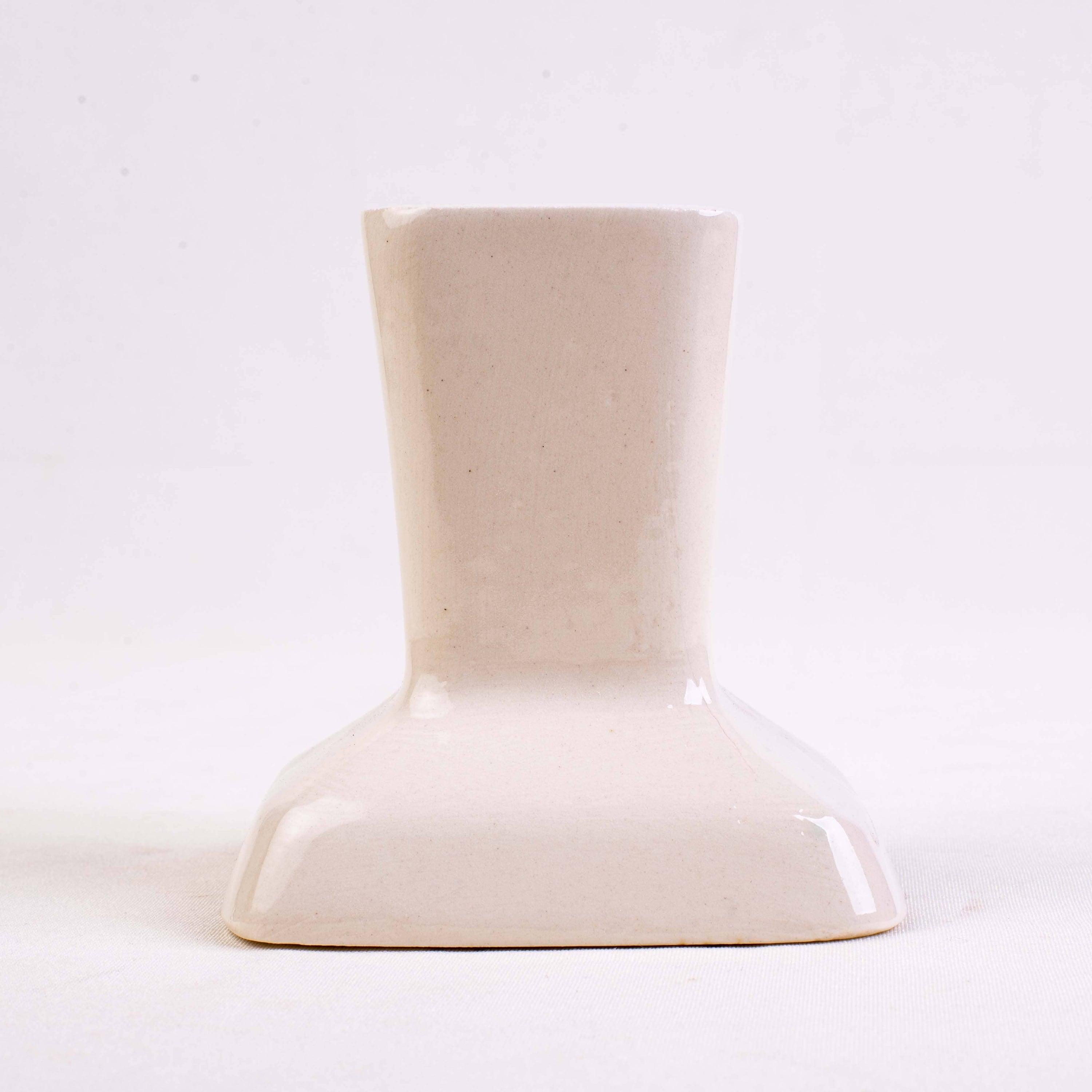 Vase d'Herbe à Chat en Céramique avec Graines et Terre