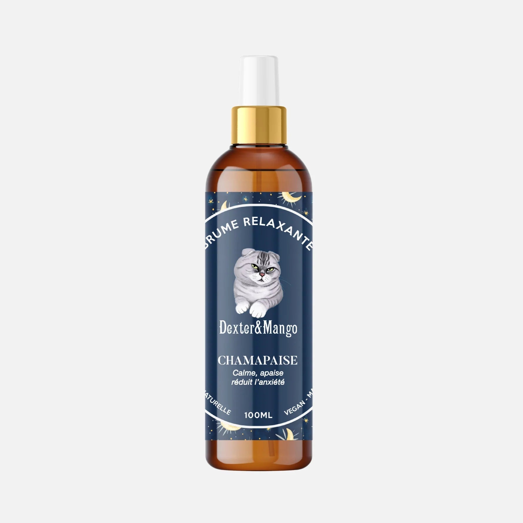 Chamapaise – Brume anti - stress naturelle pour chats sensibles - DEXTER & MANGO - DOG DéliCAT
