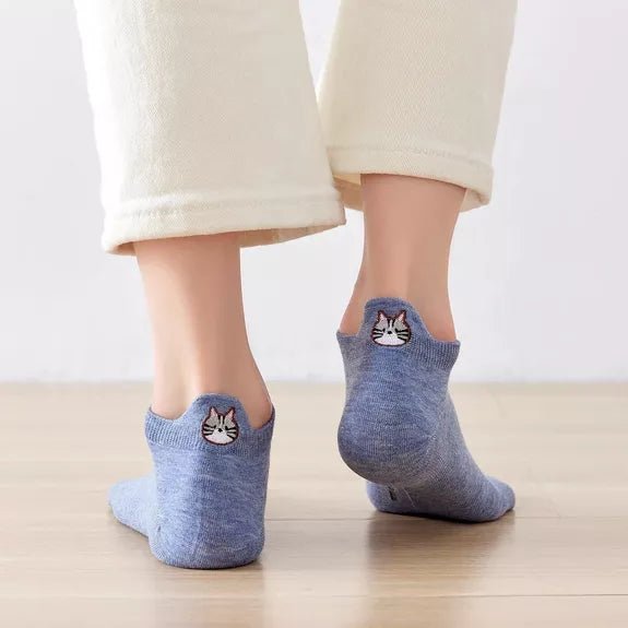 Chaussettes Languette Chat Moustaches - TITES CHAUSSETTES - DOG DéliCAT