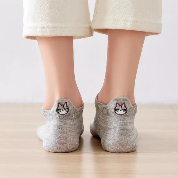 Chaussettes Languette Chat Moustaches - TITES CHAUSSETTES - DOG DéliCAT