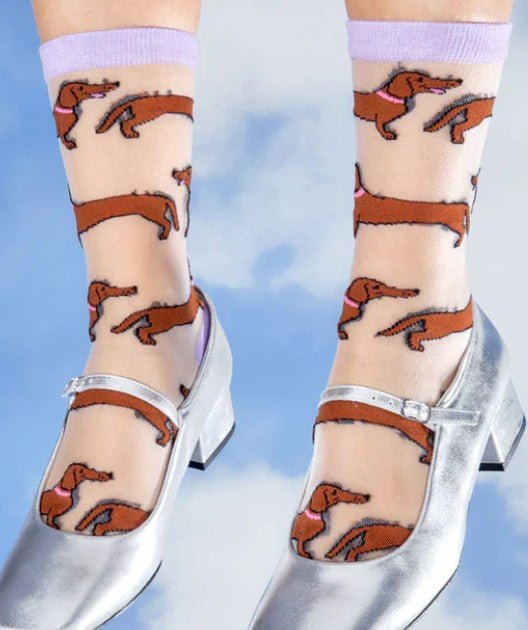 Chaussettes Teckel – L’accessoire fun & made in France - COUCOU SUZETTE - DOG DéliCAT
