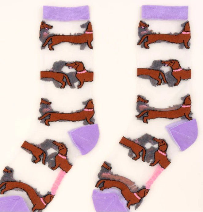 Chaussettes Teckel – L’accessoire fun & made in France - COUCOU SUZETTE - DOG DéliCAT