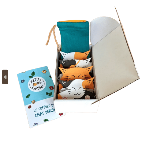 Coffret du Chat Perché – Herbes bio pour chats apaisé - PETITS FRIPONS - DOG DéliCAT