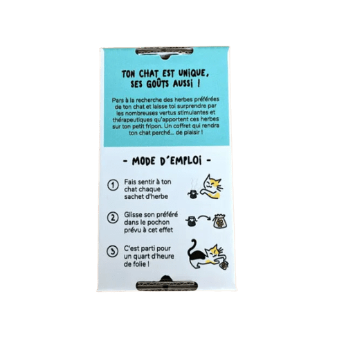 Coffret du Chat Perché – Herbes bio pour chats apaisé - PETITS FRIPONS - DOG DéliCAT